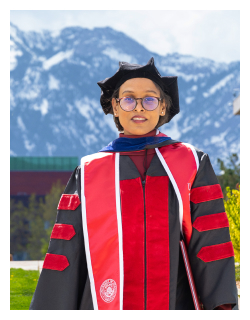 Woman ready to graduate from the University of Utah